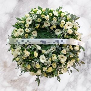 Corona Fúnebre con Gerberas