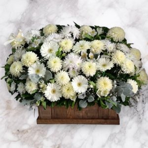 Pie de Caja Fúnebre Grande