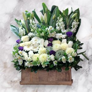 Pie de Caja Fúnebre Grande